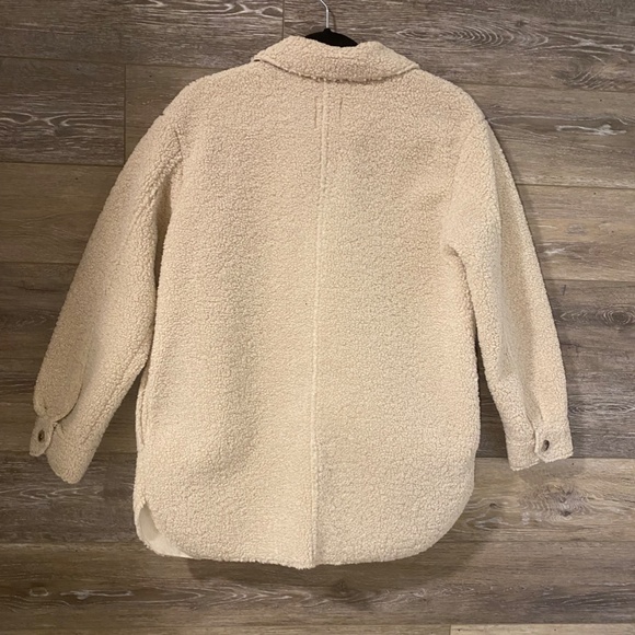 Teddy Bear Button Up Shacket - Picture 3 of 4